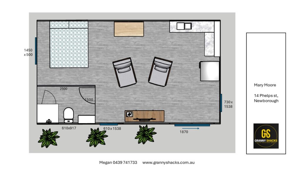 Granny flat plan